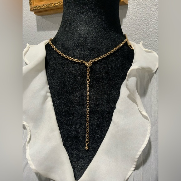 Set. Beige blouse and brownish skirt - Picture 8 of 14